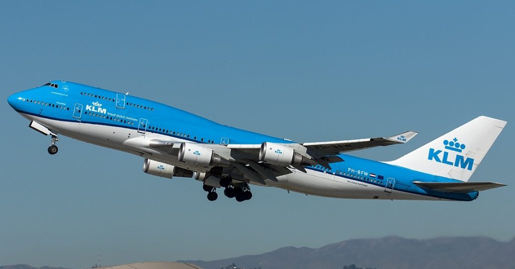 هواپیمای B747-400 شرکت KLM