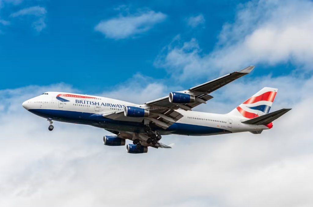 هواپیمای B747 شرکت بریتیش ایرویز